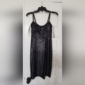 BCBG MaxAzria Sequin Adjustable Strap Dress. Sequins don't lie flat. Never worn